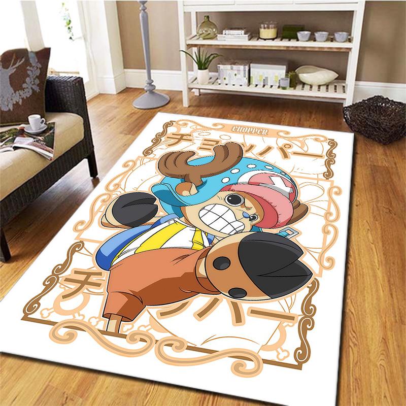 One Piece Tony Tony Chopper Carpet Rug For Living Room Bedroom Home Sofa Decoration Kids Play Nonslip Floor Mat