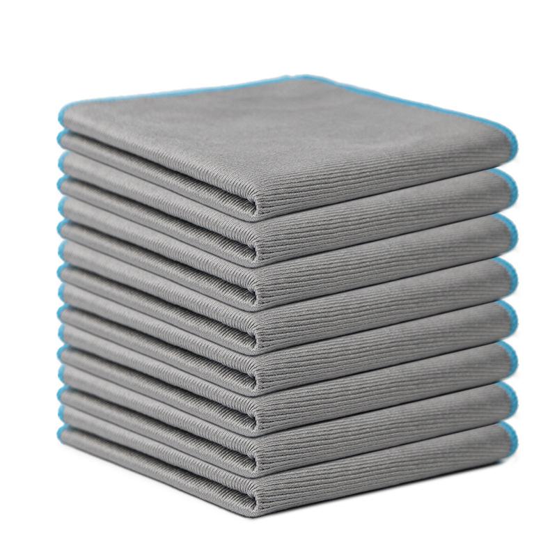 8Pcs Microfiber Glass Cleaning Cloth Household Window Desktop LCD Screen Water Stain Removal Rag 30*30cm