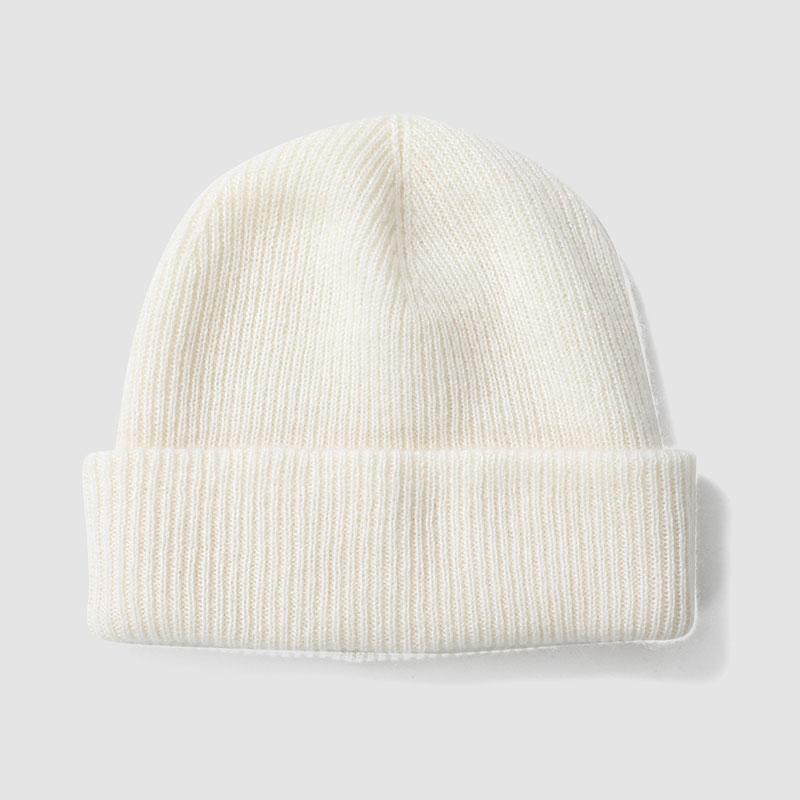 100% Cashmere Autumn Winter Warm Cycling Skull Cap Party Thick Travel and Shopping Beanie Hat for Women