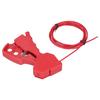 Cable Lockout High Temperature Resistance Corrosion Resistant Nylon Adjustable Safety Cable Lock