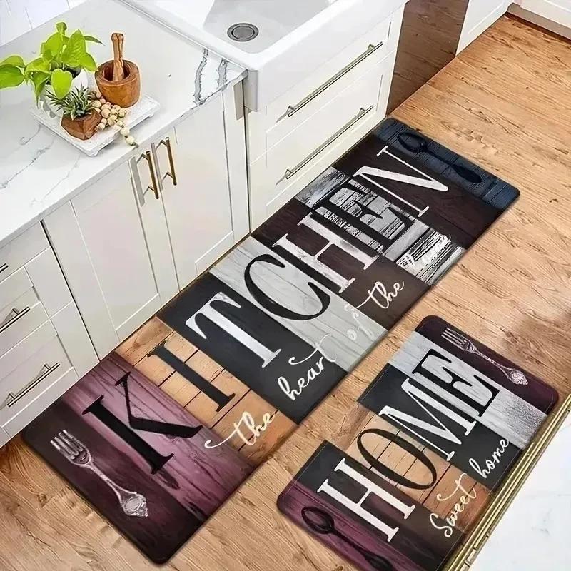 1PC Jigsaw Cats Pattern Door Mats Kitchen Rugs Non-Slip Pop Design Living Room Rugs Bath Mat Carpet for Home Sink Laundry Decor