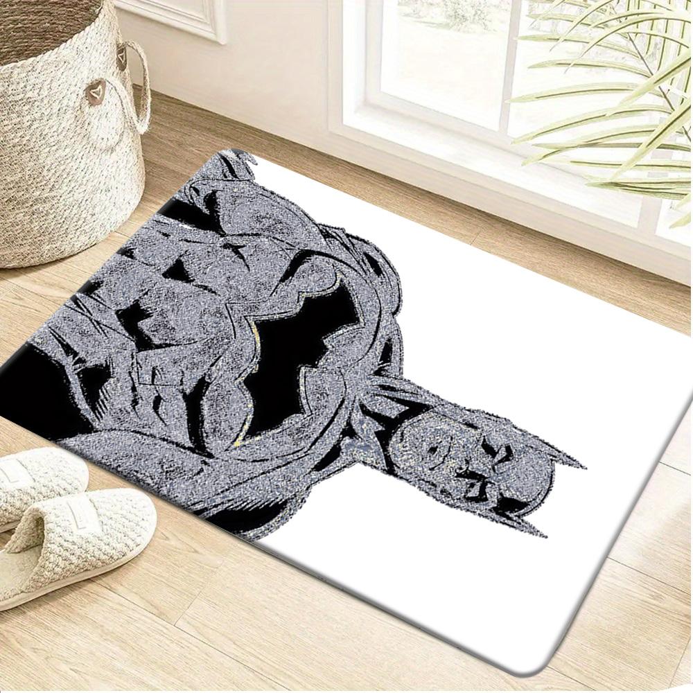 1pc Flannel Mat Marvel Superheroes Bathroom Mat, Multi-Size, Multi-Functional Daily Use, Suitable for Bathroom, Entrance, Laun
