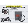 Mild Steel Black "Rear Wheel Sprocket 47T" Royal Enfield Himalayan 450