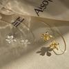 Iris-Blumen-Retro-Ohrringe für Damen - Elegantes, Trendiges, Vielseitiges Design mit leichtem Luxus und Einzigartiger Persönlichkeit.