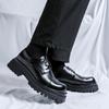 British retro handmade casual leather shoes men's platform three-joint business dress derby wedding shoes 1805-R