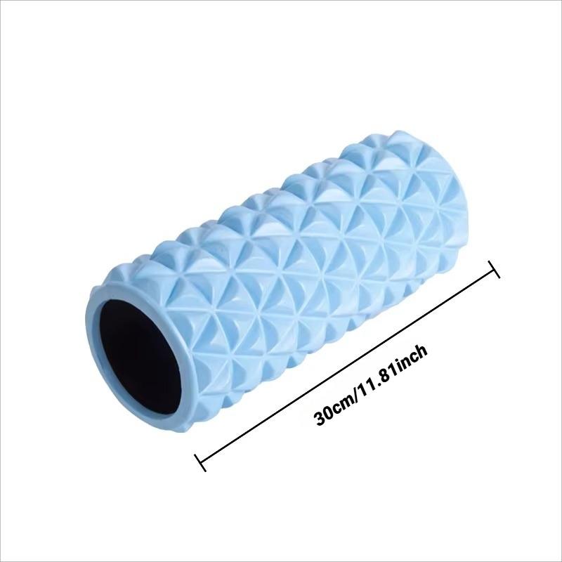 Durable And Safe 3D Diamond Foam Eva Massage Roller Hollow Yoga Column Fitness Equipment For Muscle Physiotherapy And Sports Rehabilitation Rolle