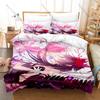Devil Homura Akemi Duvet Cover + 2 Pillowcases Puella Magi Madoka Magica Dark Magical Girl Bedding Set Soft Fabric Decor Anime