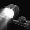 LED Bike Front Light Front Bike Headlight USB Charging with Horn Cycling Lamp 2 In 1 7 Light Modes Cycling Accessories