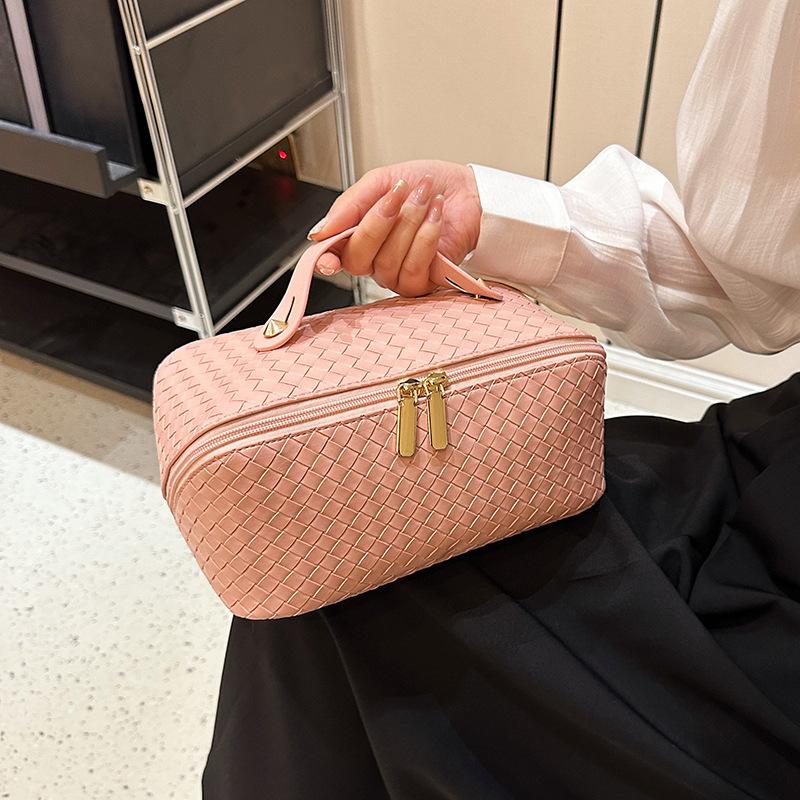 New Women's Cosmetic Bags High Capacity Toiletries Organizer Storage Cosmetic Cases Zipper Wash Beauty Pouch Travel Makeup Bags