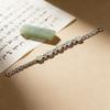 Natural Blue Water Jade Gourd Bracelet with Inlaid Diamonds - Elegant Chinese Style Women's Jewelry