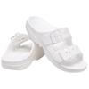 Crocs Classic Freedom Fashion Casual EVA Anti-Abrasion Slippers Women's White