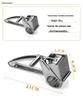 Multifunctional 430 Stainless Steel Cheese Grater with Hand-Crank & Multiple Blades