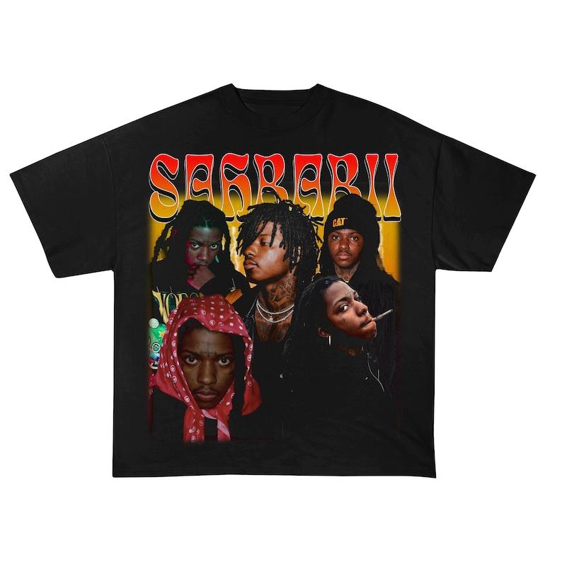 Sahbabii Unisex T-Shirt - Sahbabii - rapper tee - big face tee