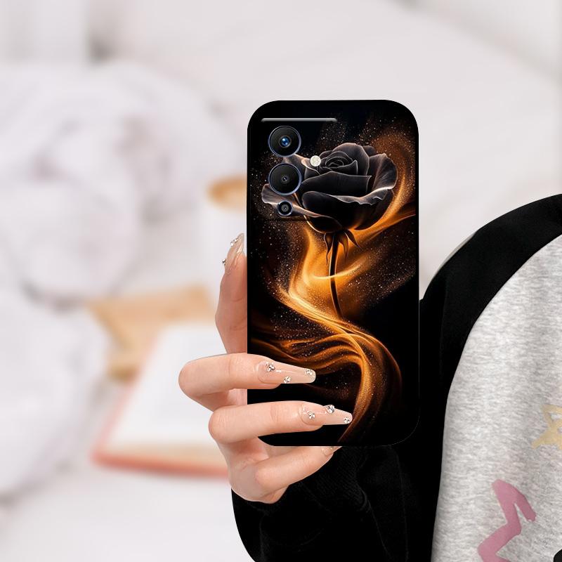 Für infinix NOTE 12 PRO 5G Hülle X671B TPU Wolf Katze Silikon Stoßfänger Abdeckung für Infinix Note 12 Pro 5G Handyhülle Note12 Pro 5G
