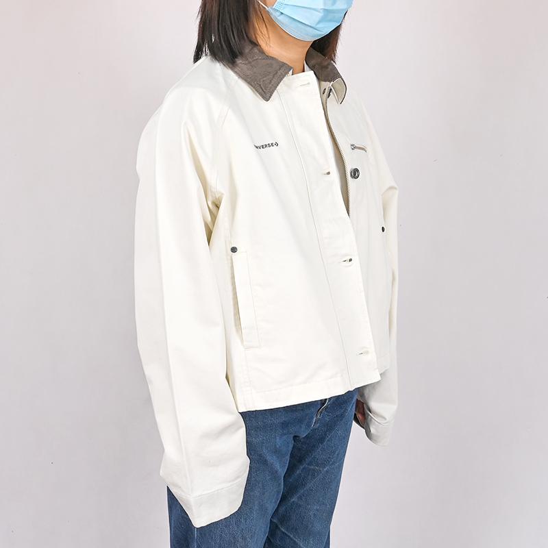 Converse Jackets Women's White A02 Lapel Moderate Other 10028466-A02