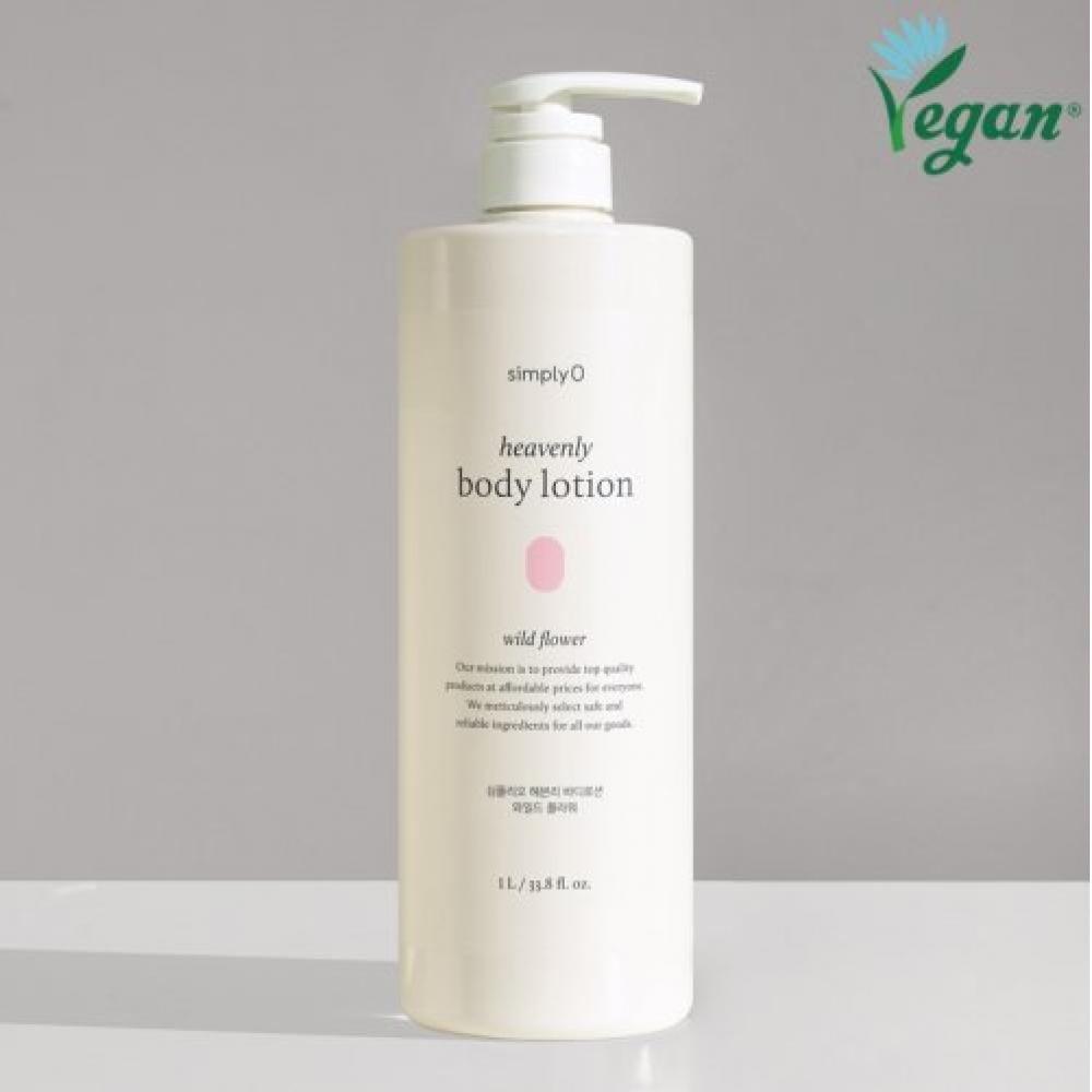 Simplyo Heavenly Non Sticky  Refreshing  Large Volume Body Lotion [wildflower] 1l Expiration Date  2025 05 15 NONE