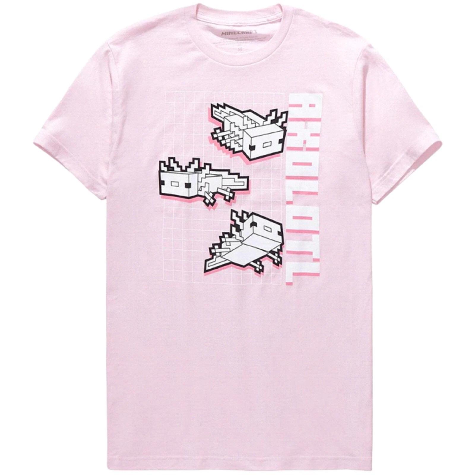 Minecraft Axolotl Men s T-shirt - NWT XL