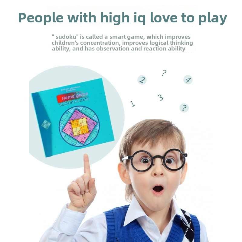 Wooden Magnetic Educational Sudoku Toy Kids Logical Thinking Cognitive Develope
