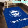 Custom Name Deportivo Alaves Crest  Rug, Office Rug, Chair Rug, Carpet for Living Rooms, Doormat Game Rug Home Decor Christmas Gifts