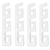 6 Rod Fishing Rod Holder Wall Ceiling Storage Rack Horizontal Rod Stand for Garage, Cabin, Basement Fishing Accessory