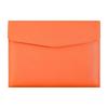 A4 Leather Document File Folder with Custom Logo for Business Receipts and Storage