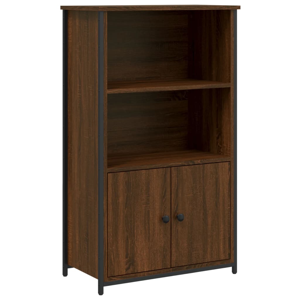 Highboard Brown Oak Effect 62 x 32 x 103.5 cm Engineered Wood