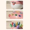 Kids Puffer Skills Hand-eye Coordination Number Color Puzzle Toy Fine Motor Preschool Learning Toddlers Girls Animal