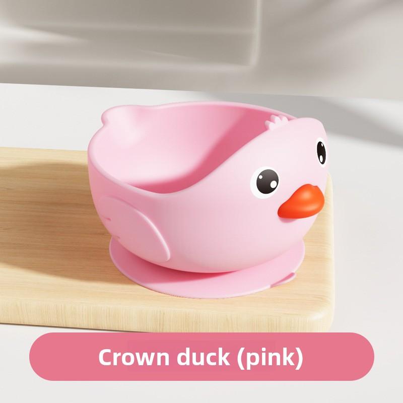 Baby-specific Suction Cup Anti-fall and Anti-scald Feeding Bowl
