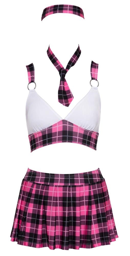 Cottelli COSTUMES - 4-Piece Plaid Hot Schoolgirl Costume L