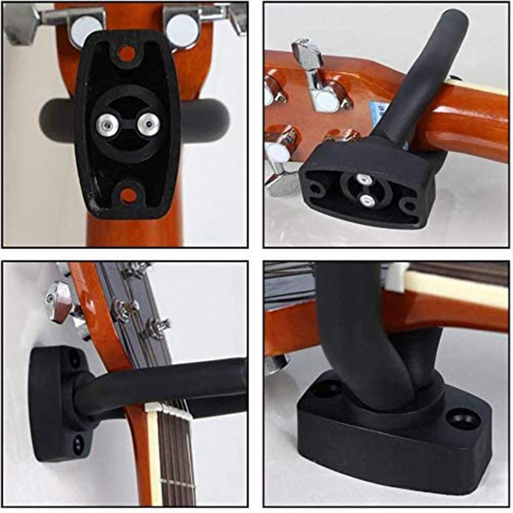 Guitar Hanger Wall Mount for Acoustic Guitar Guitars Display Easy To Install with Screws Bass Instrument Guitar Accessories
