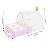 Hanging Bird Bath with Feeder Bathtub House for Canaries Finches
