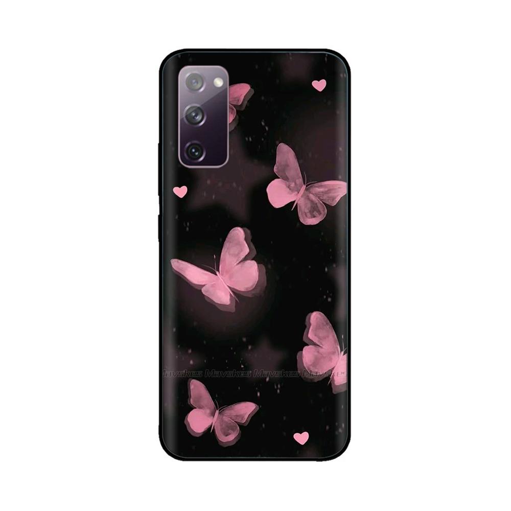 For Samsung Galaxy S20 FE Phone Case Cute Panda Funda Back Cover For Samsung S20 Ultra S20+ Liquid Silicone Protective Bumper