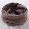 Wool Blend Knitted Ring Scarf Elegant Neckerscarf Female Soft Warm Cashmere False Collar Neck Warmer Hairband Winter