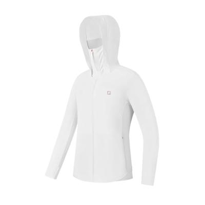 Fitness Series Vitality Girl Fashionable Versatile Skin-Friendly UV Protection Sun Protection Clothing Women Clothing Jade-White A11W521505F-WT