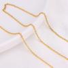 Stainless Steel Plated Collarbone Necklace DIY Chain with Tassel Jewelry Extension