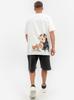 Schlümpfe Gargamel und Azrael S Übergroßes Kurzarm Herren Weißes T-Shirt