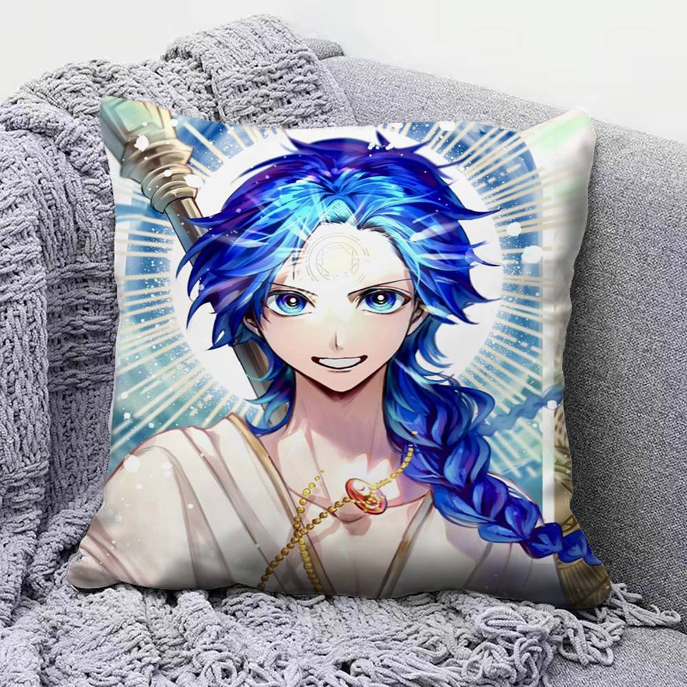 Magi The Labyrinth of Magic Anime Manga Pillow Covers Home Sofa Cushion Covers and Aecorative Custom