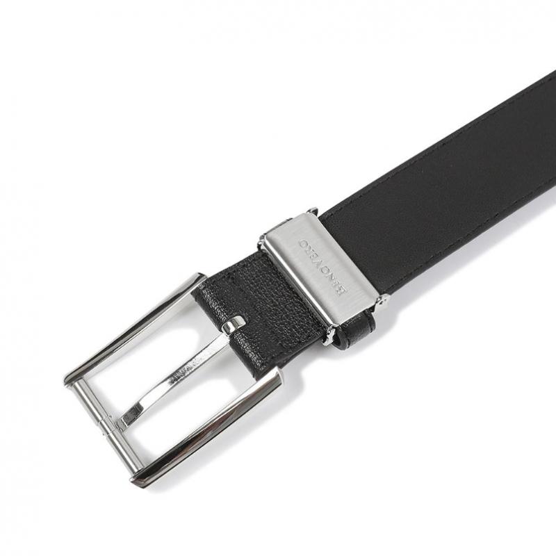 Benovero Derby Embossed Rhodium Satin Belt Bmg1acb1209k1