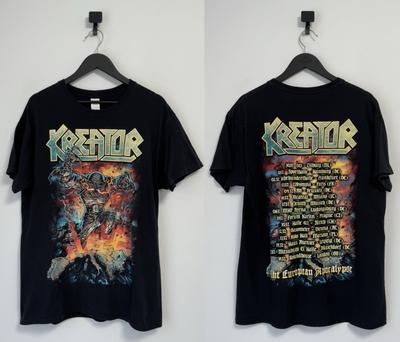 Kreator Band Apocalypse Konser Tişörtü Tüm Bedenler S'den 5XL'e UR633