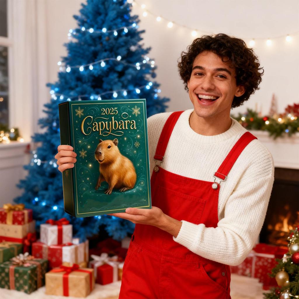 Christmas Countdown 3D Christmas 24 Days Figurines Small Animal Countdown Figure Decorations For Birthday Party Desk Entryway