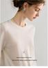 Yangzi 100% Wool Women's Slimming Short Sleeve Knit Shirt - Spring/Summer Round Neck Fashion.