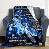 1PC Grandma Love Quotes Blanket, Throw For Sofa, Bed, Travel, Printing Blanket With Soft And Warm Fabric yy250918198