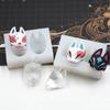 DIY Clay Mold for Keychain Jewelry Accessories Realistic Masks Creating Mold Delicate Lowrie Shaped Mask Clay Moulds