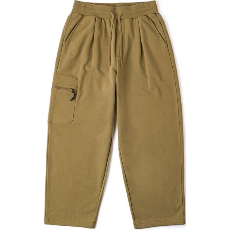 Vans FW24 Asian Art Alliance Series Comfortable Soft Versatile Knitted Sports Pants Unisex Pants Olive-Brown VN000KDRCUQ L