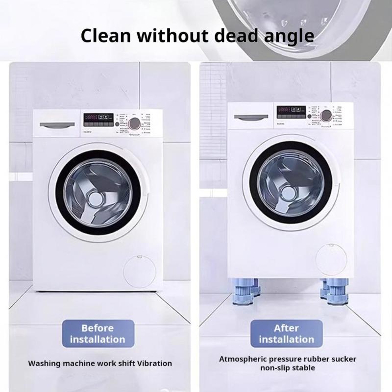 1-10 STÜCKE Universal Höhenverstellbare Waschmaschinenfußpolster Anti-Vibrations Kühlschrankbasis Feste Rutschfeste Unterlage Stützständer