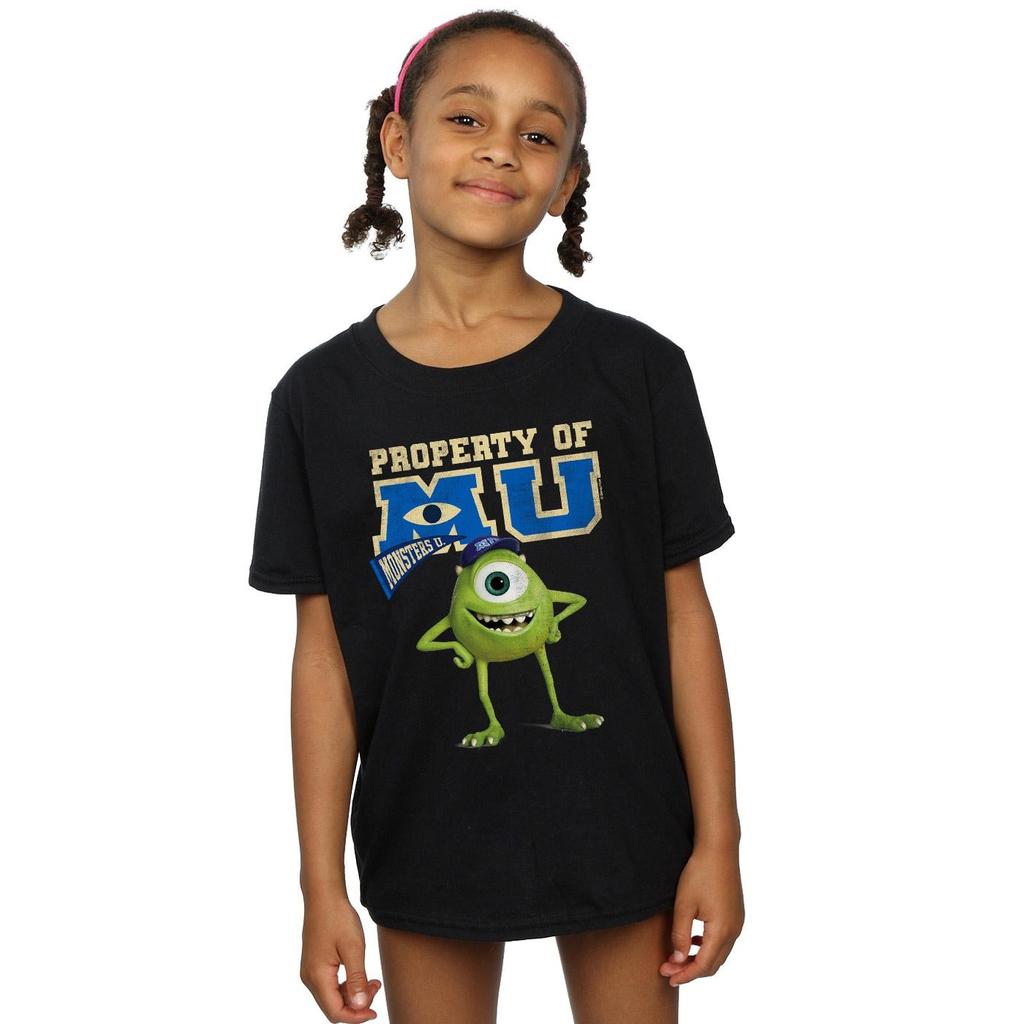 Disney Girls Monsters University Property Of MU Mike Cotton T-Shirt