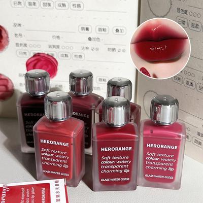 Glass Water Hydrating Lip Glaze Lasting Color Clear Lip Gloss