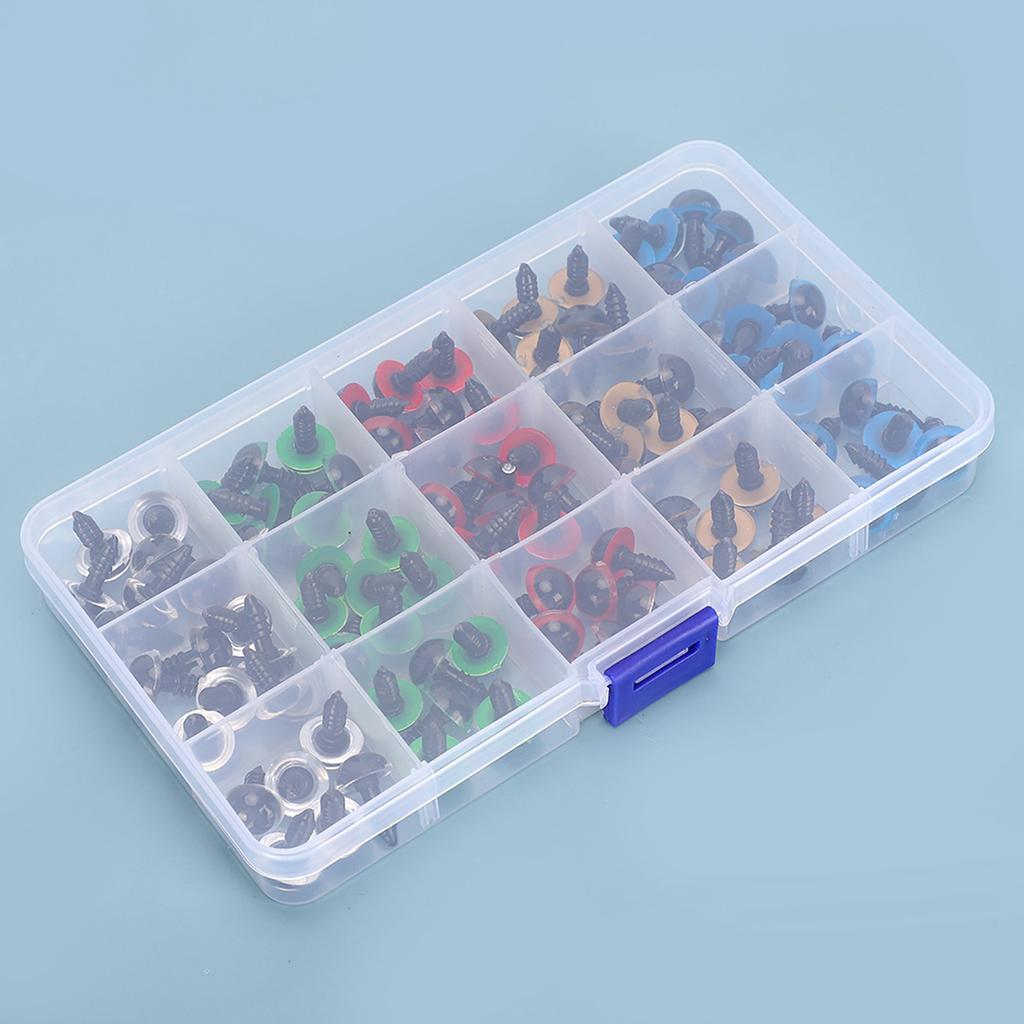 Doll Eyes Plastic Craft Color DIY Children Teddy Bear Plush Animal Toy Accessories100 x 12mm 15