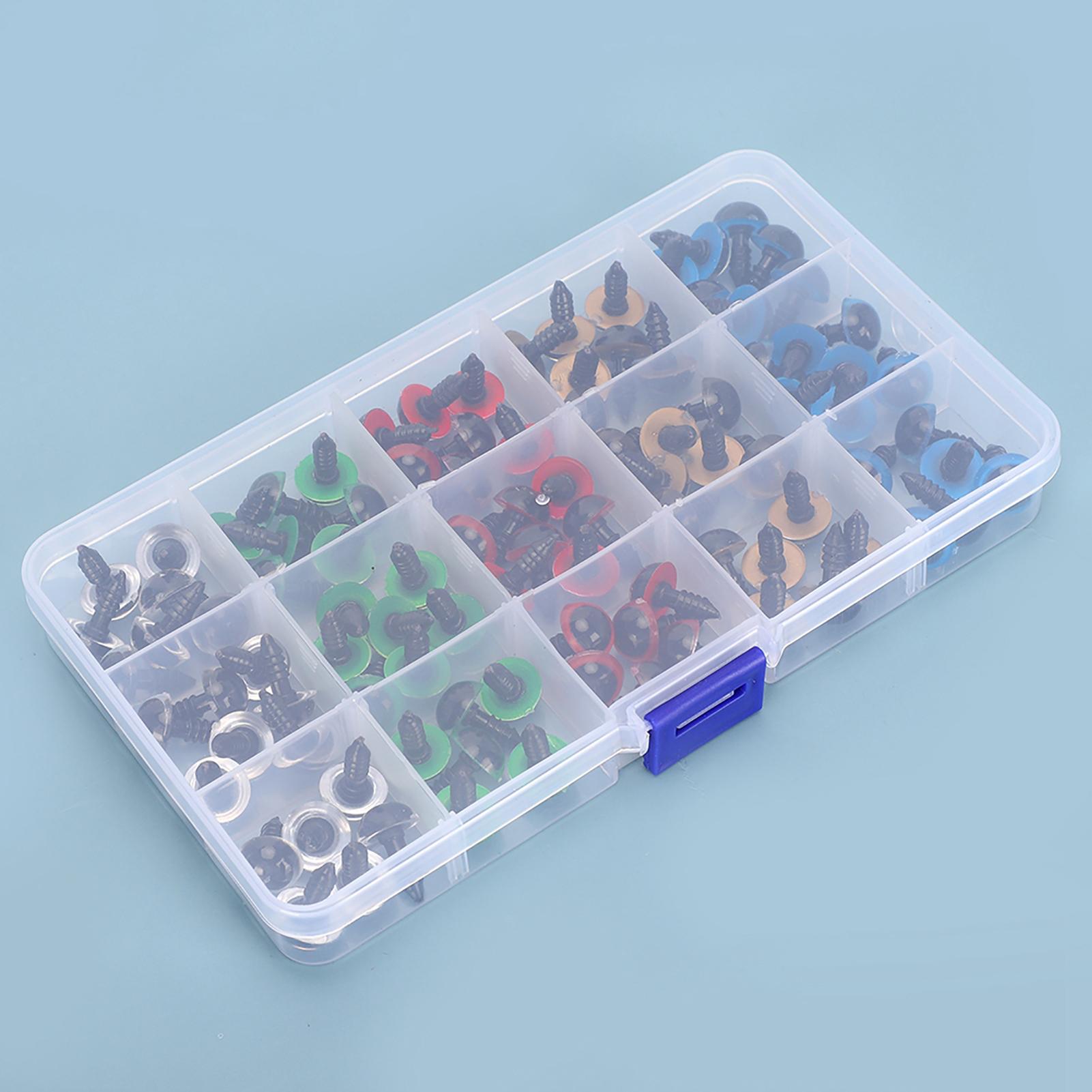 

Кукольные глаза Пластиковые поделки Цветные DIY Дети Тедди Медведь Плюшевые игрушки для животных Аксессуары 100 x 12 мм 15