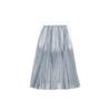 Nike X Sacai Collaboration Pleated Design Built-In Shorts Pleated Sports Long Skirt Women Skirts Gray CZ4683-100